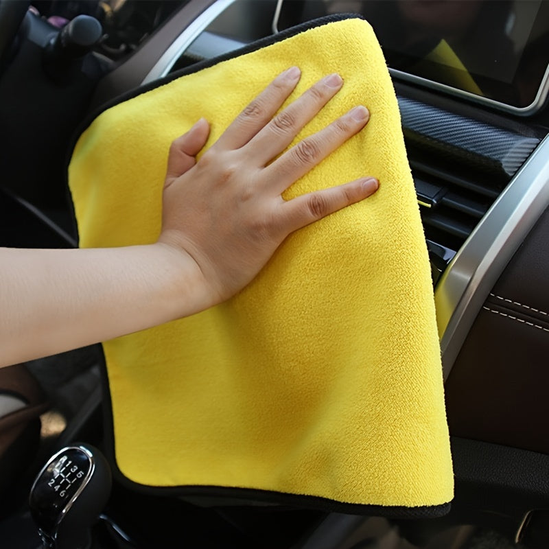 Highly Absorbent Coral Car Cleaning Towel