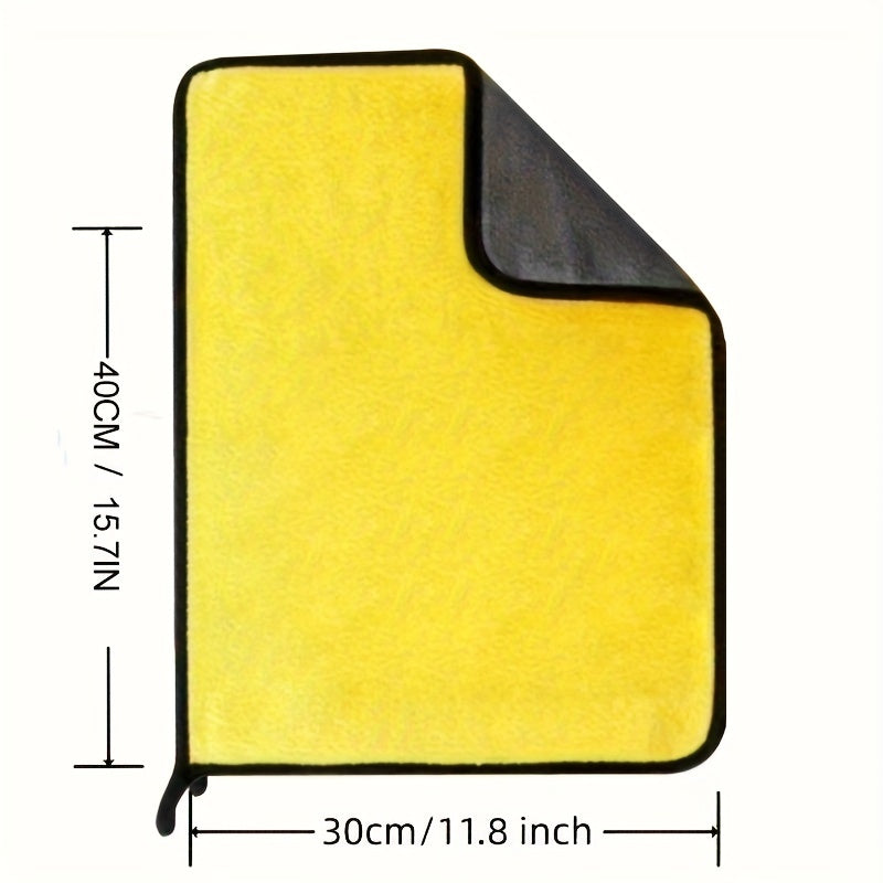 Highly Absorbent Coral Car Cleaning Towel