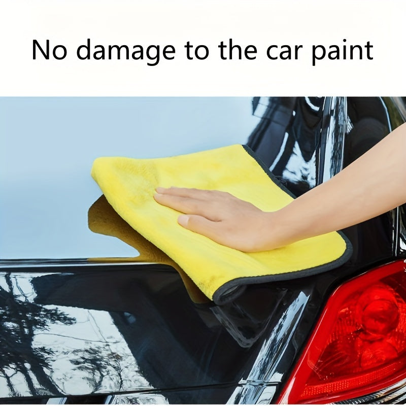 Highly Absorbent Coral Car Cleaning Towel